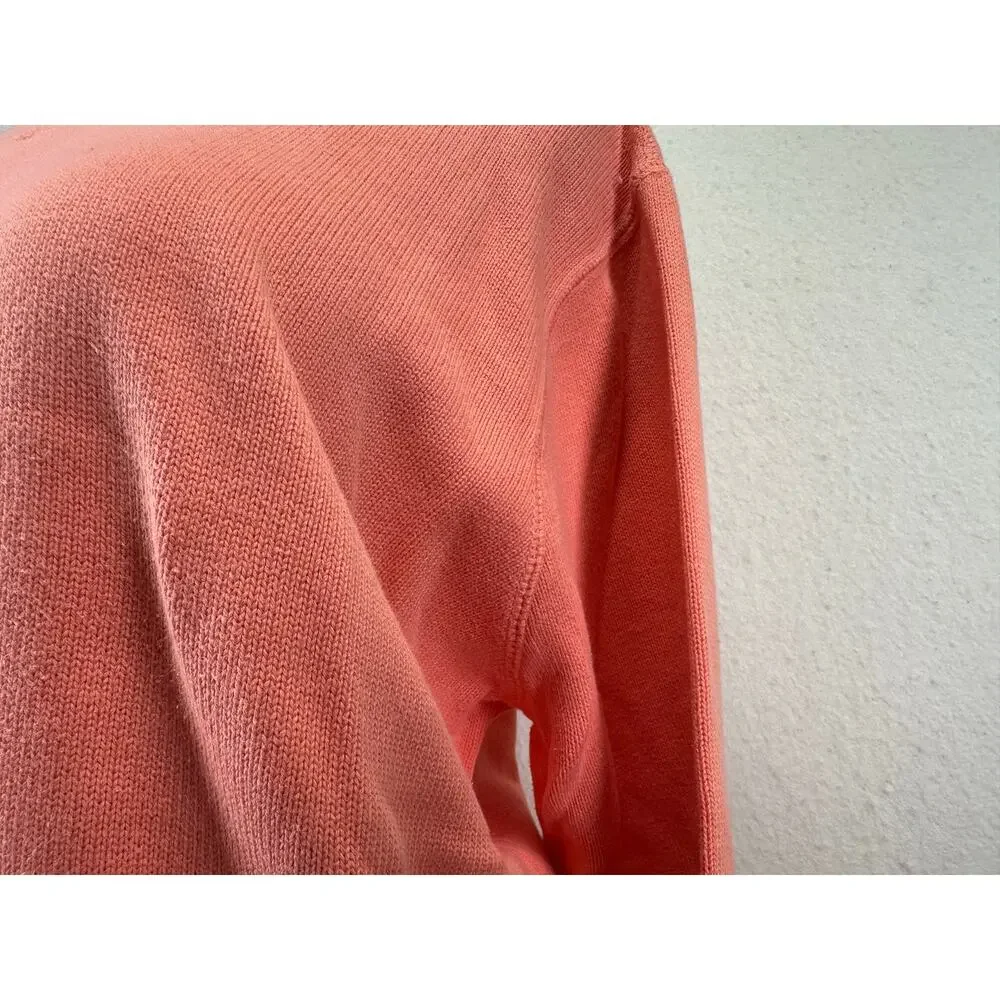 Eddie Bauer Y2K Women's Crewneck 100% Cotton Sweater SZ XL Comfort Heritage